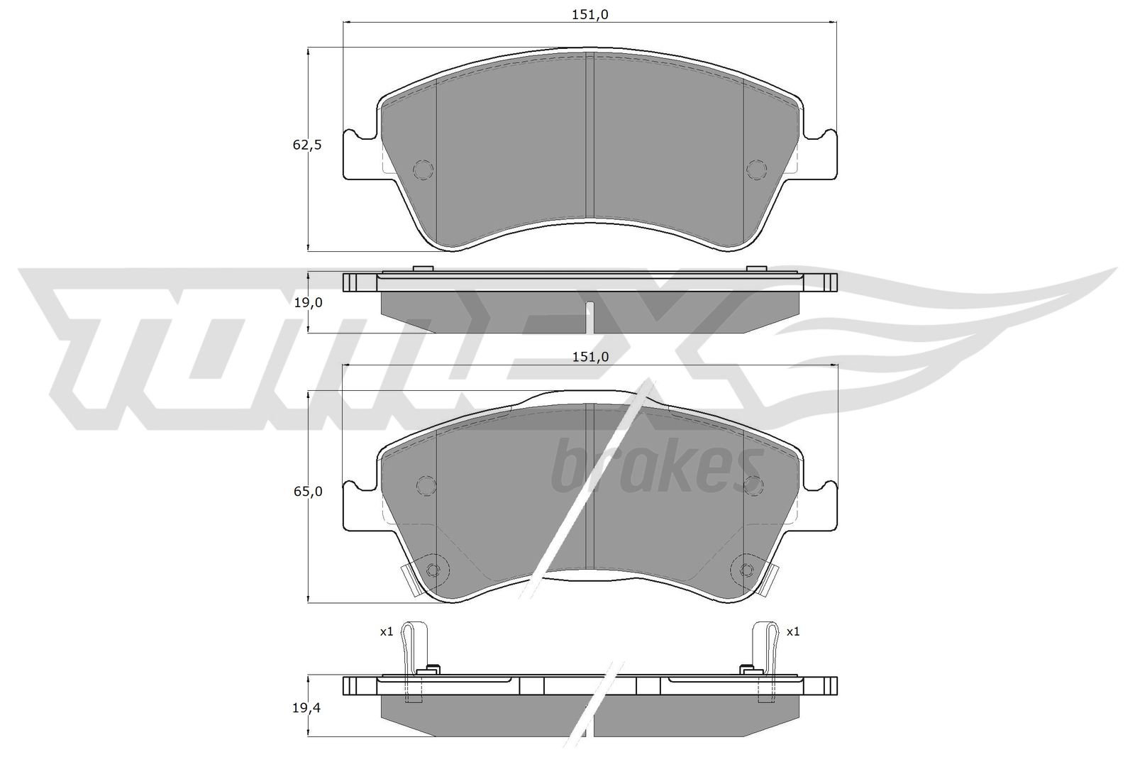 TOMEX Brakes TX 16-30