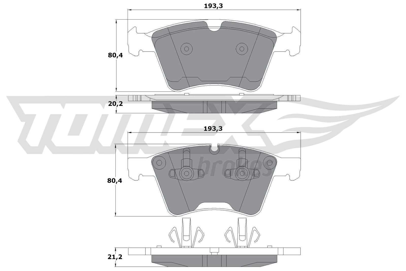 TOMEX Brakes TX 16-32