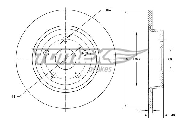 TOMEX Brakes TX 71-93