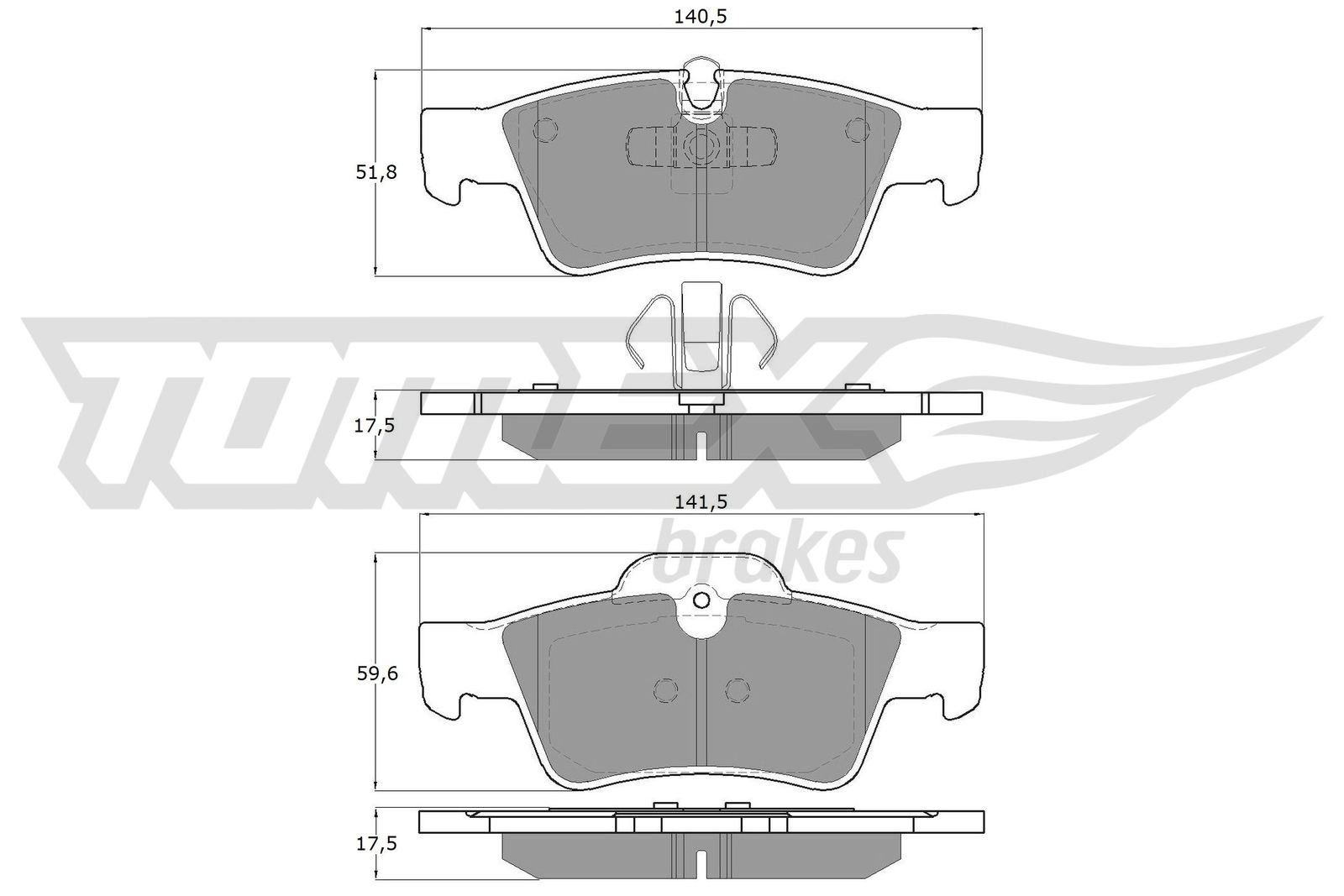 TOMEX Brakes TX 14-58