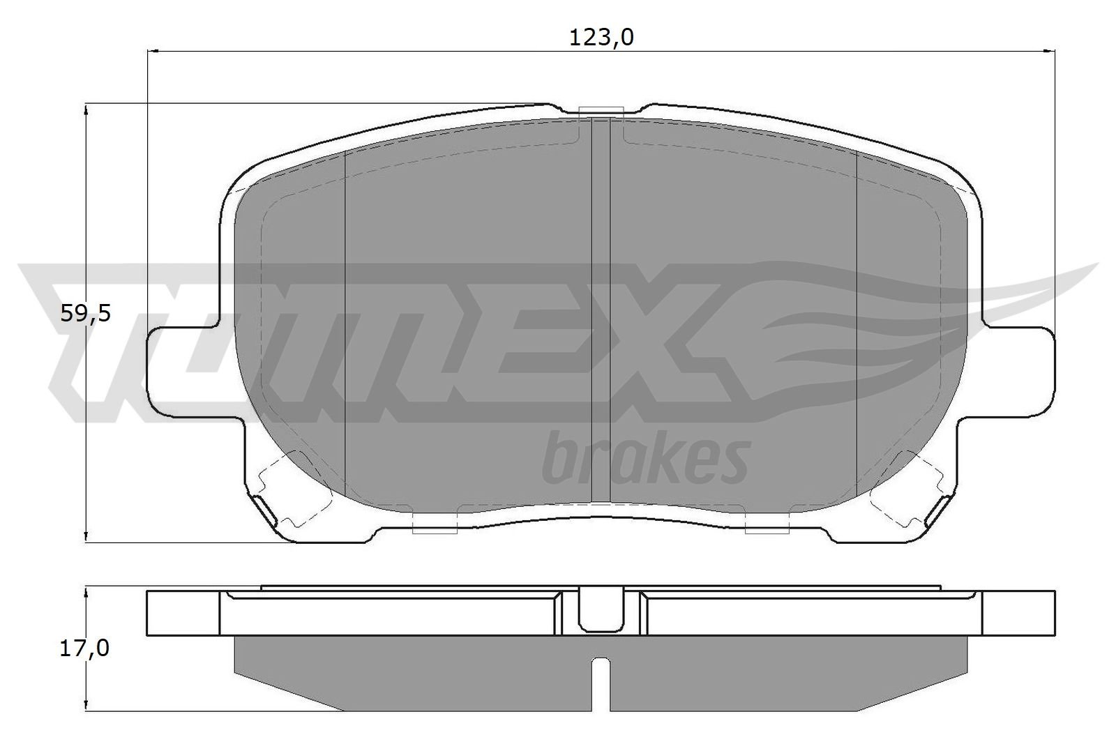 TOMEX Brakes TX 13-67