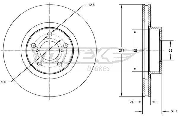 TOMEX Brakes TX 71-51