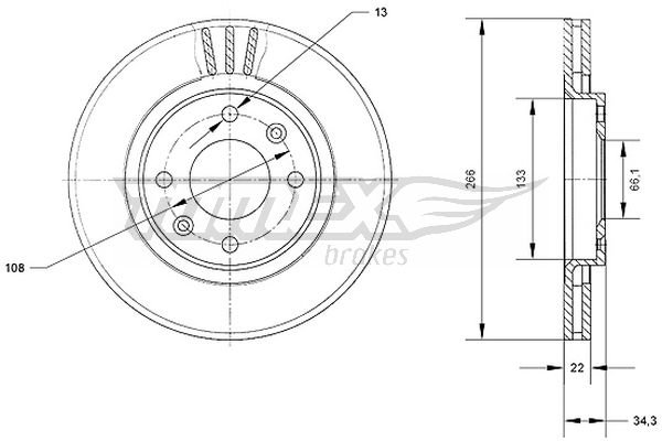 TOMEX Brakes TX 70-05