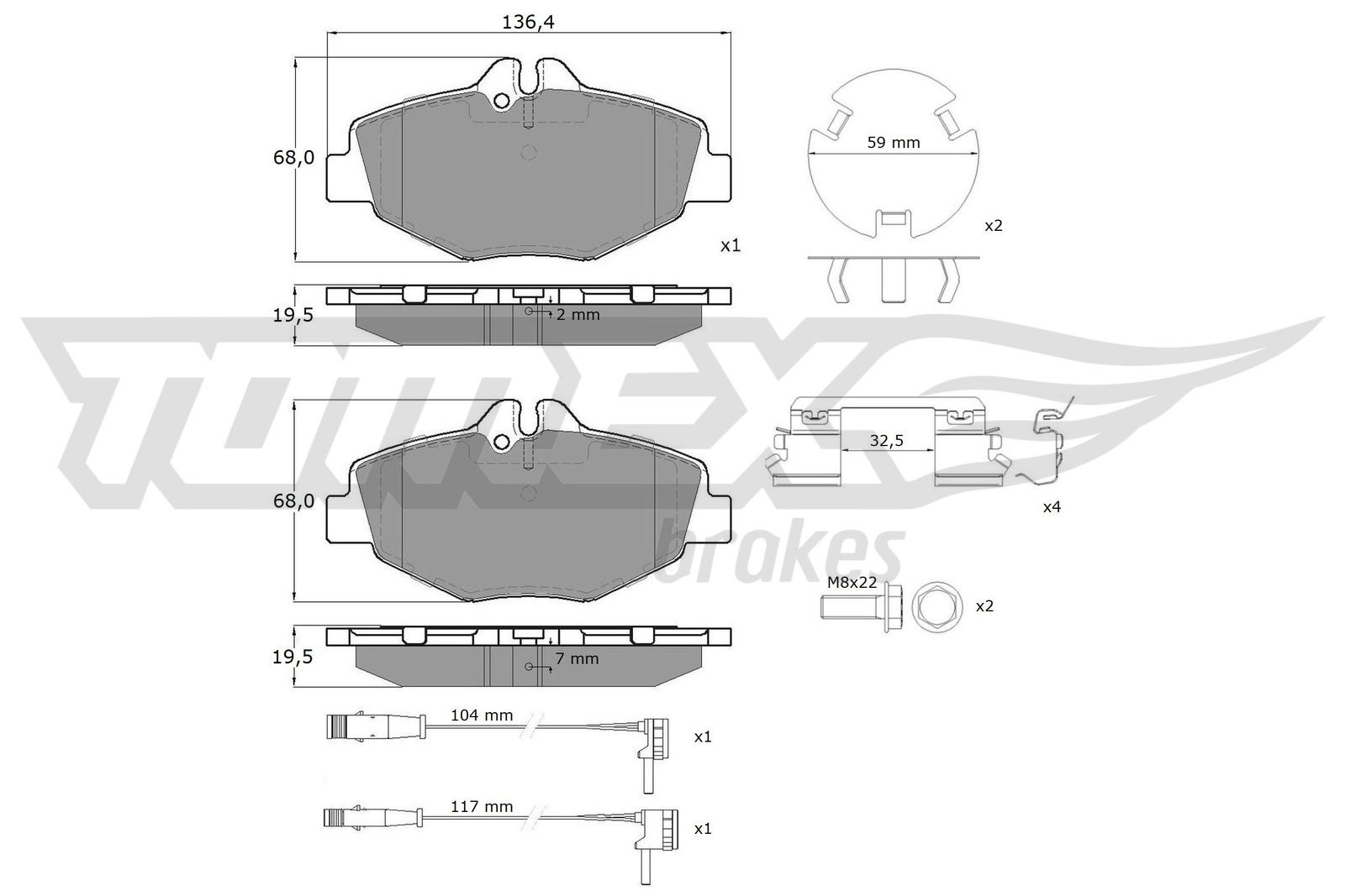 TOMEX Brakes TX 14-29