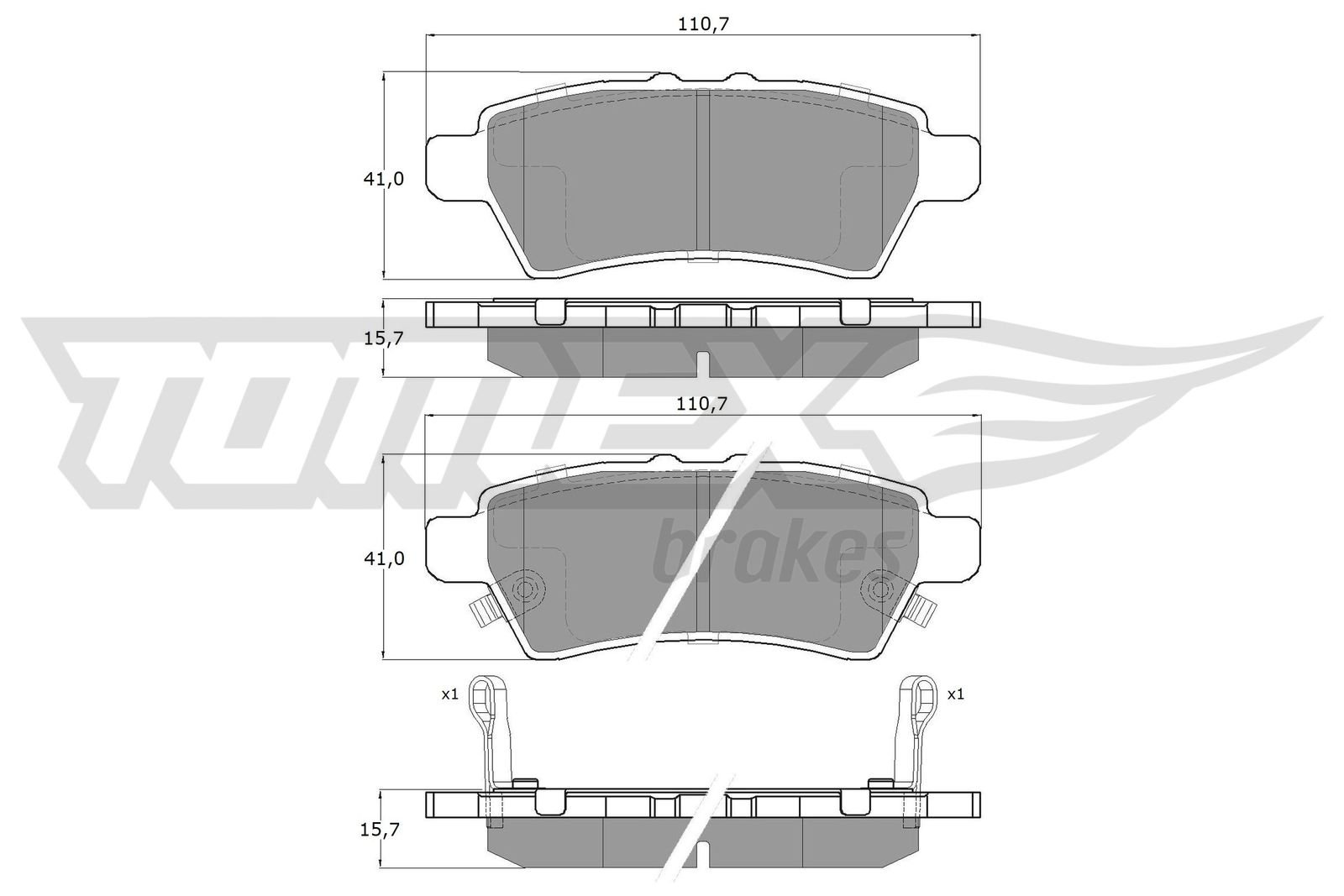 TOMEX Brakes TX 19-57