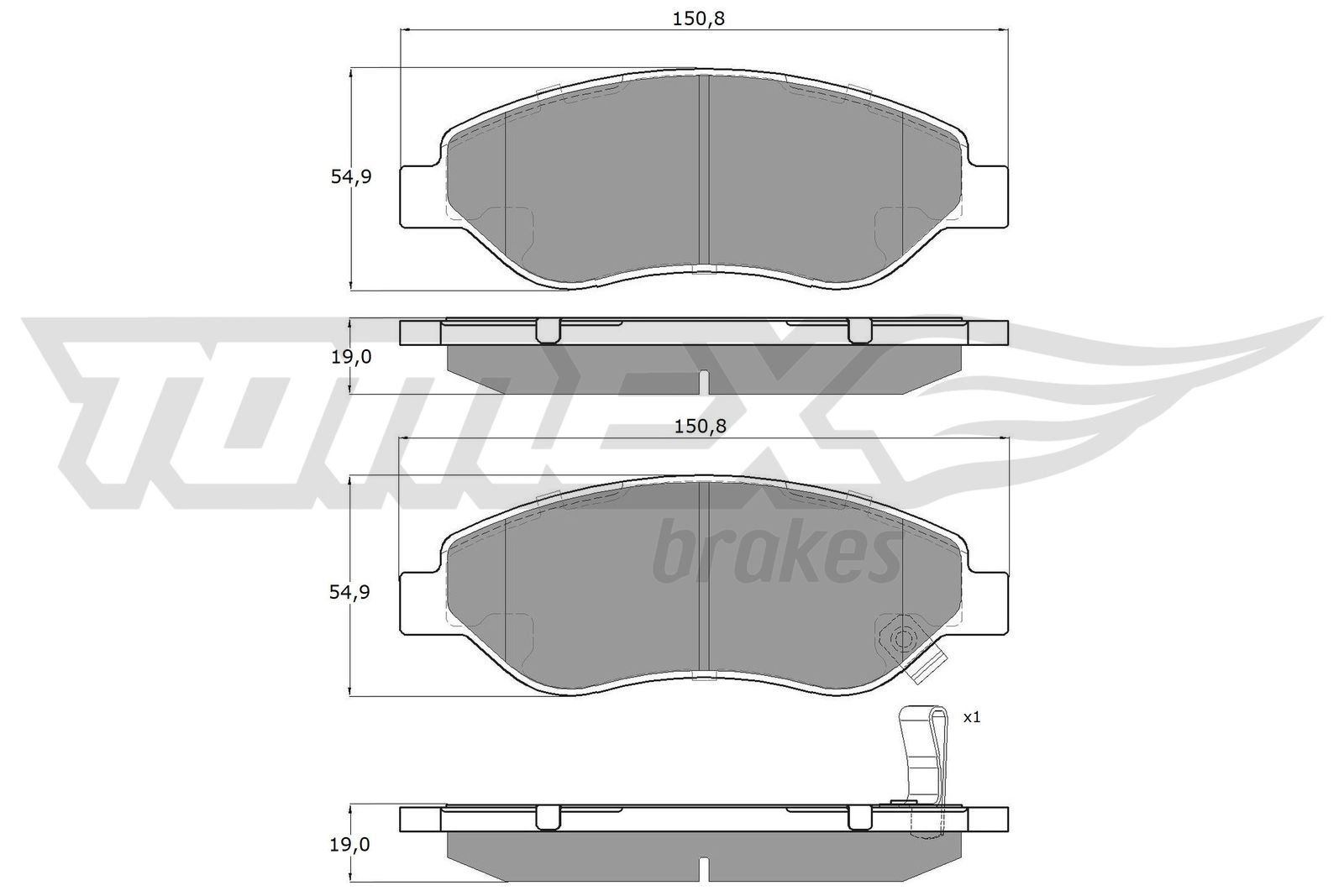 TOMEX Brakes TX 14-61