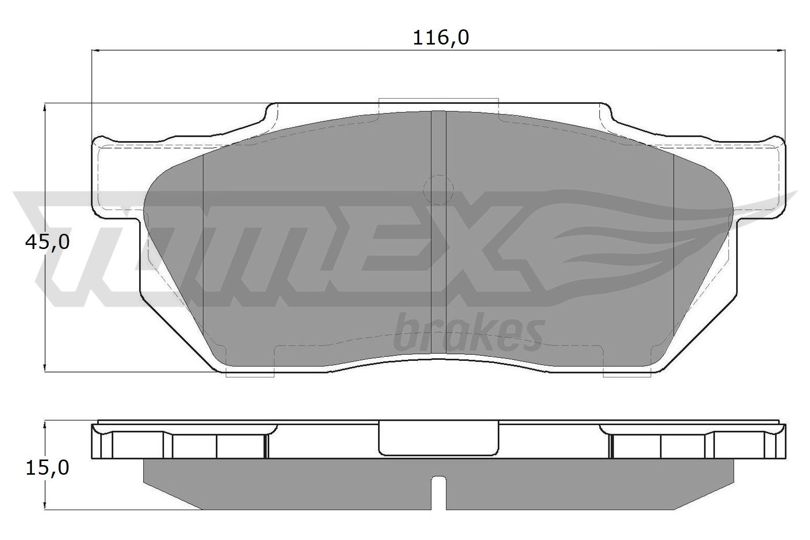 TOMEX Brakes TX 12-64