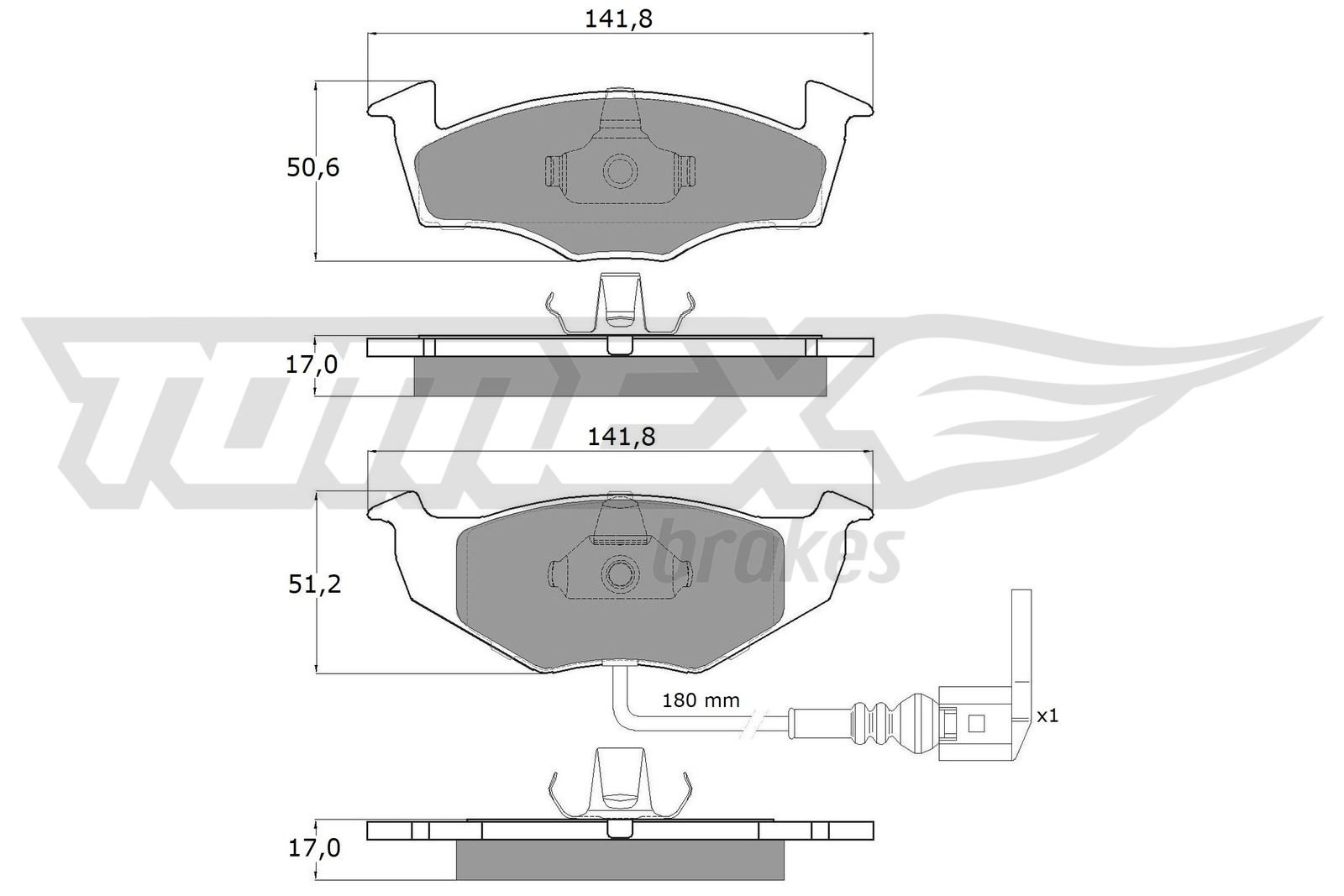 TOMEX Brakes TX 14-78