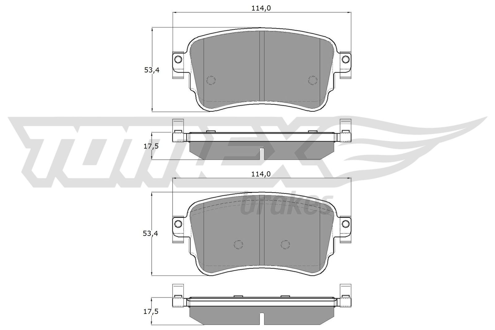 TOMEX Brakes TX 18-64