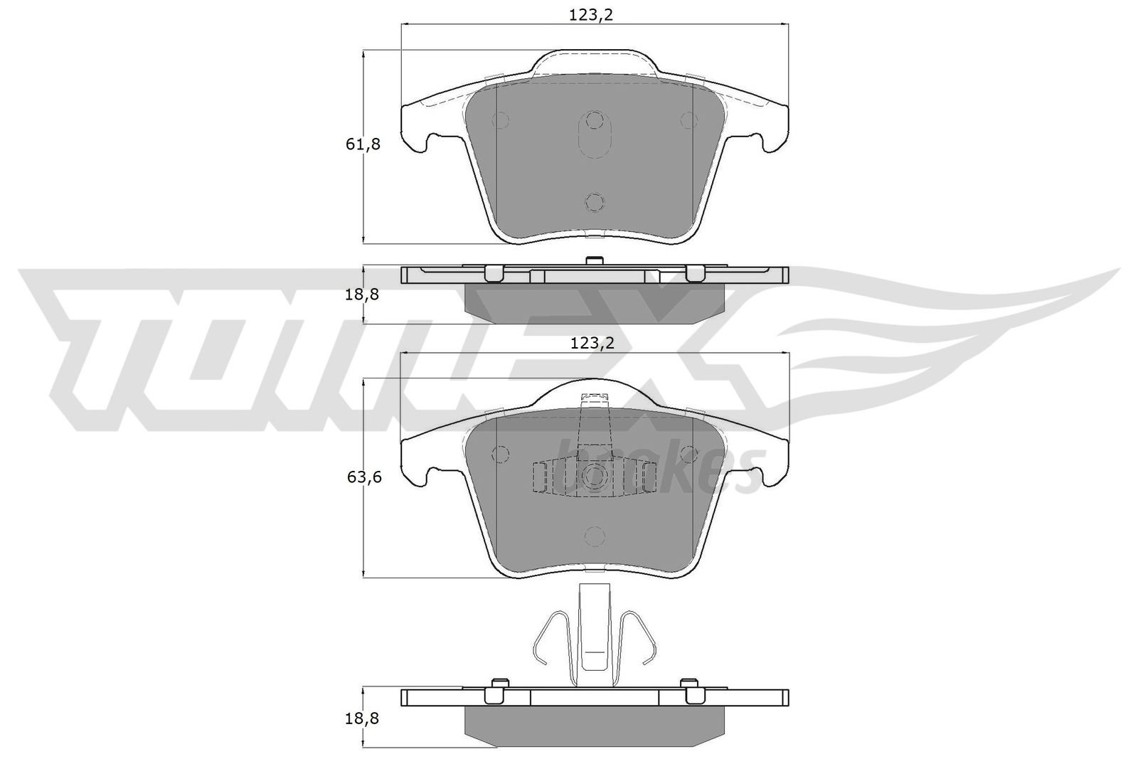 TOMEX Brakes TX 14-07