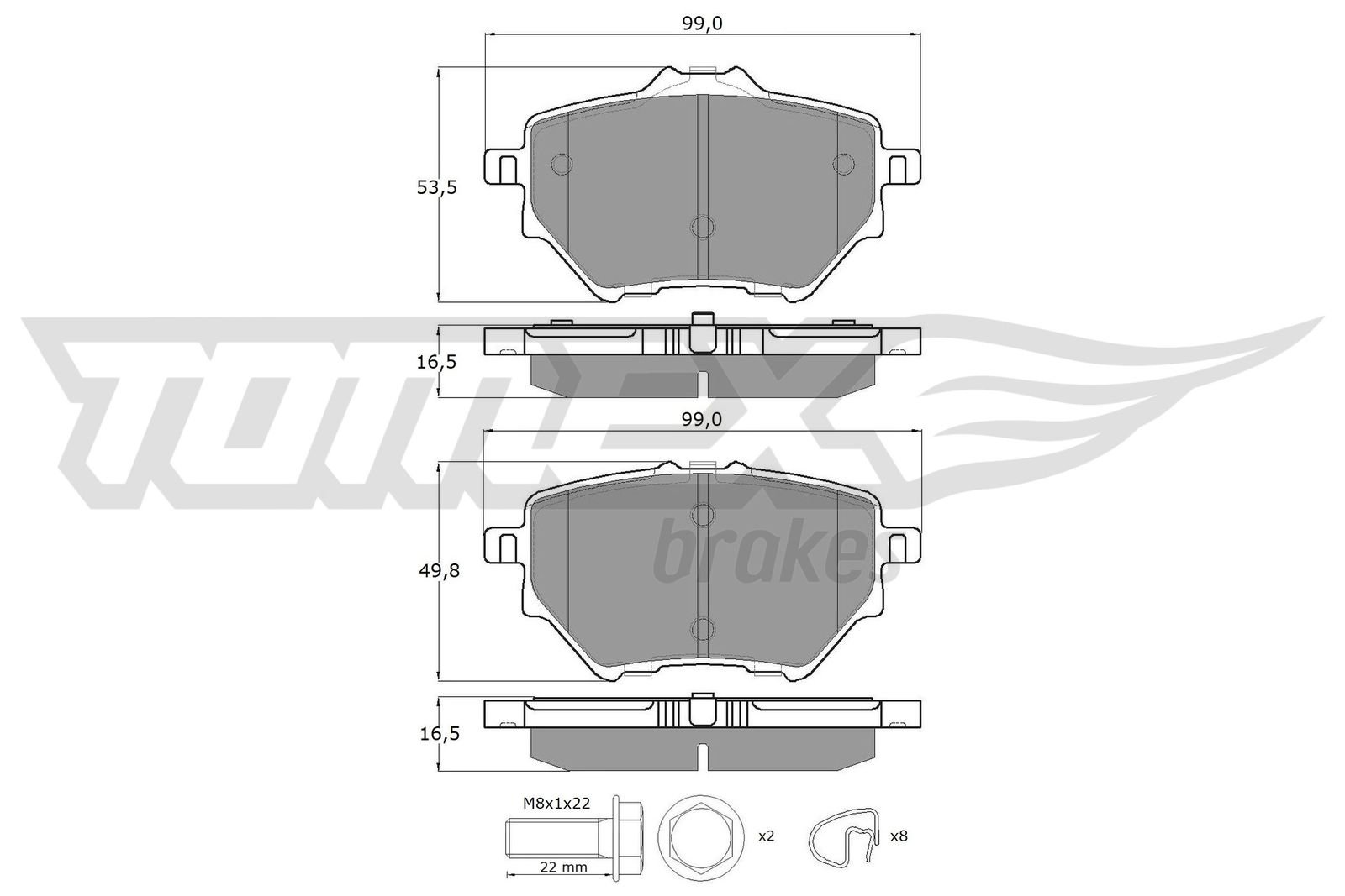 TOMEX Brakes TX 18-36