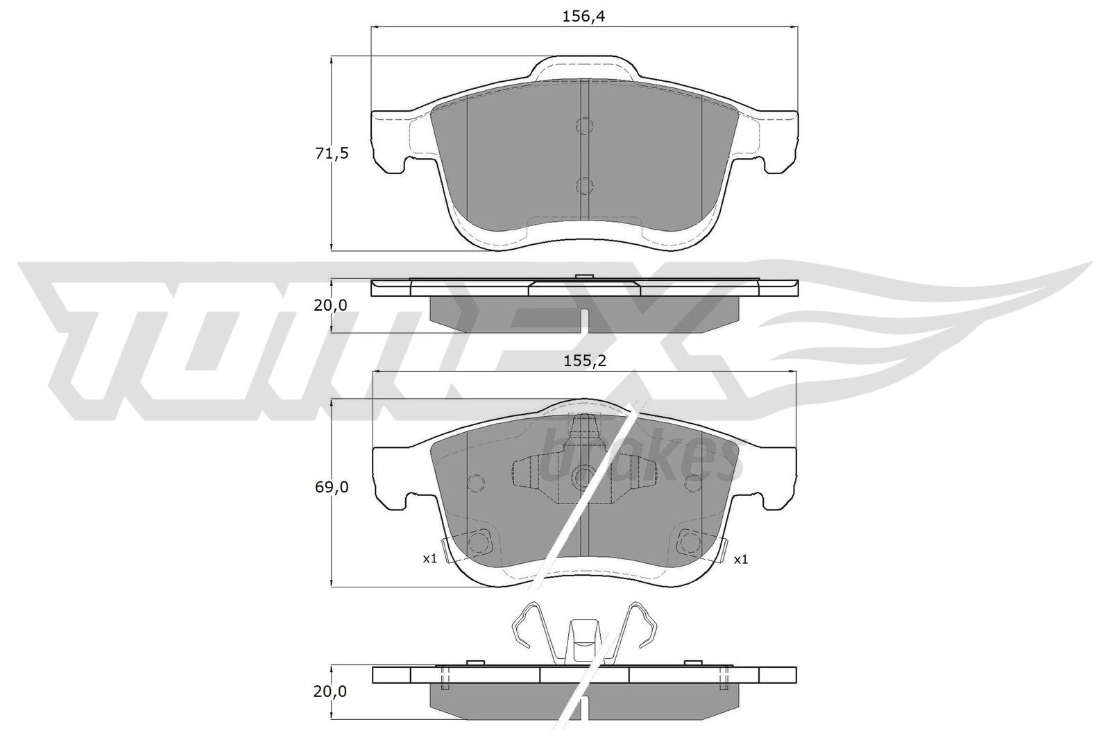 TOMEX Brakes TX 15-251