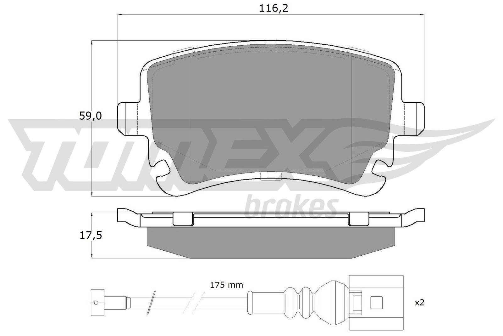 TOMEX Brakes TX 13-96