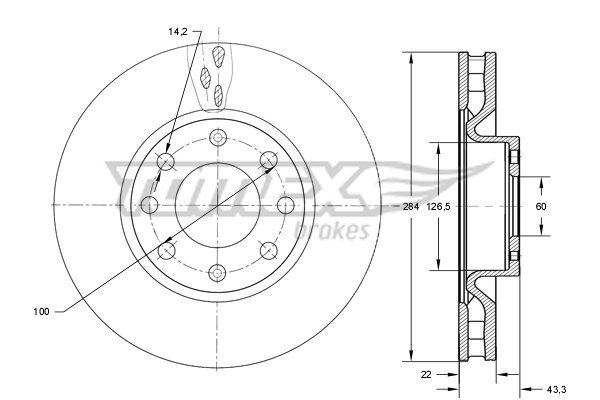 TOMEX Brakes TX 73-76