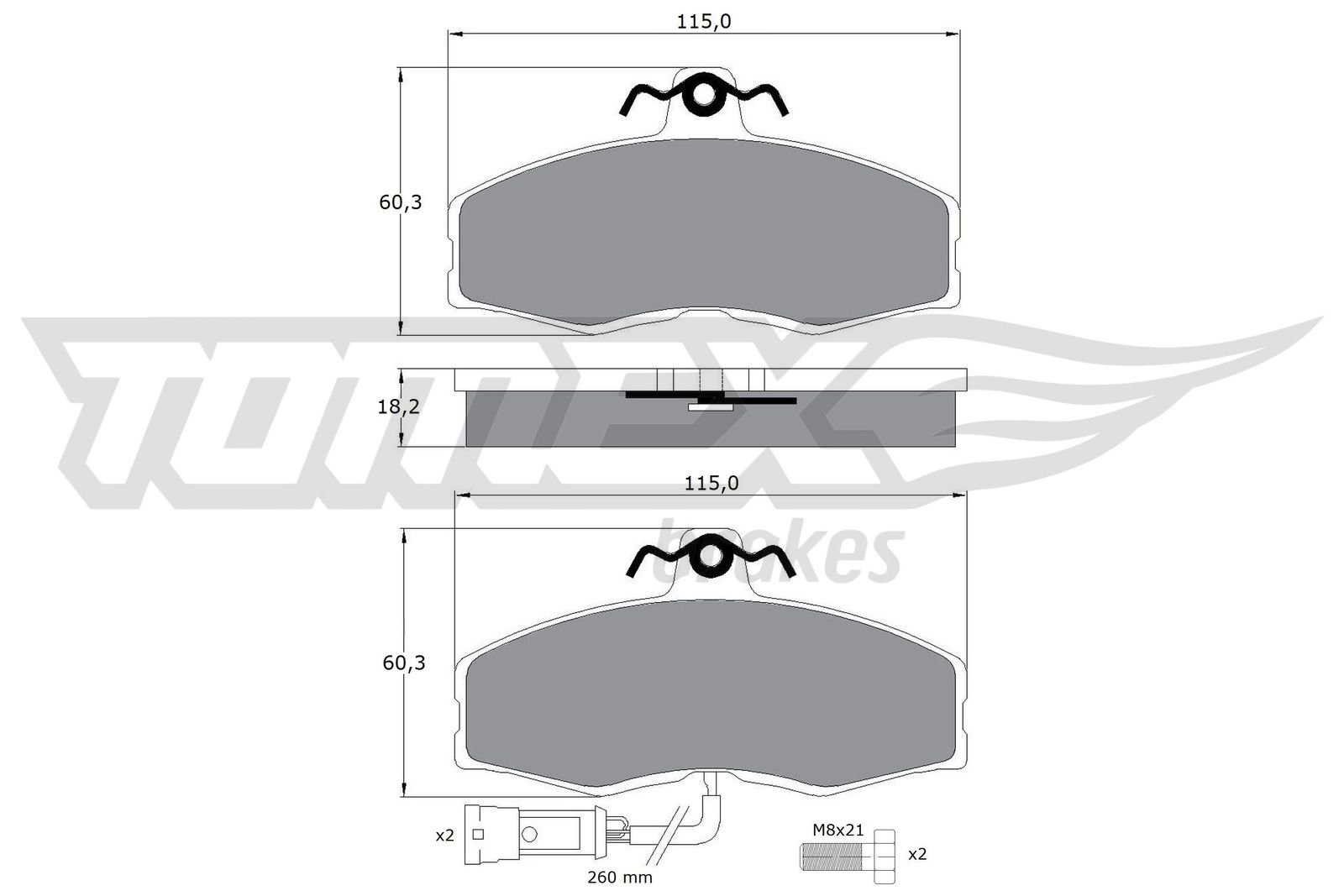 TOMEX Brakes TX 10-271