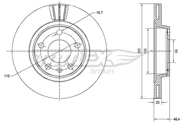 TOMEX Brakes TX 70-21