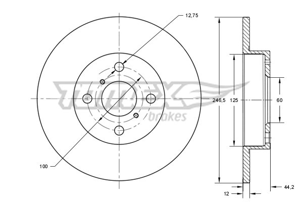 TOMEX Brakes TX 72-29