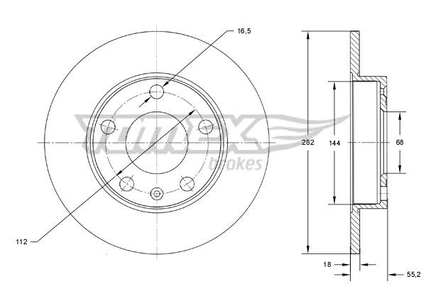 TOMEX Brakes TX 72-26