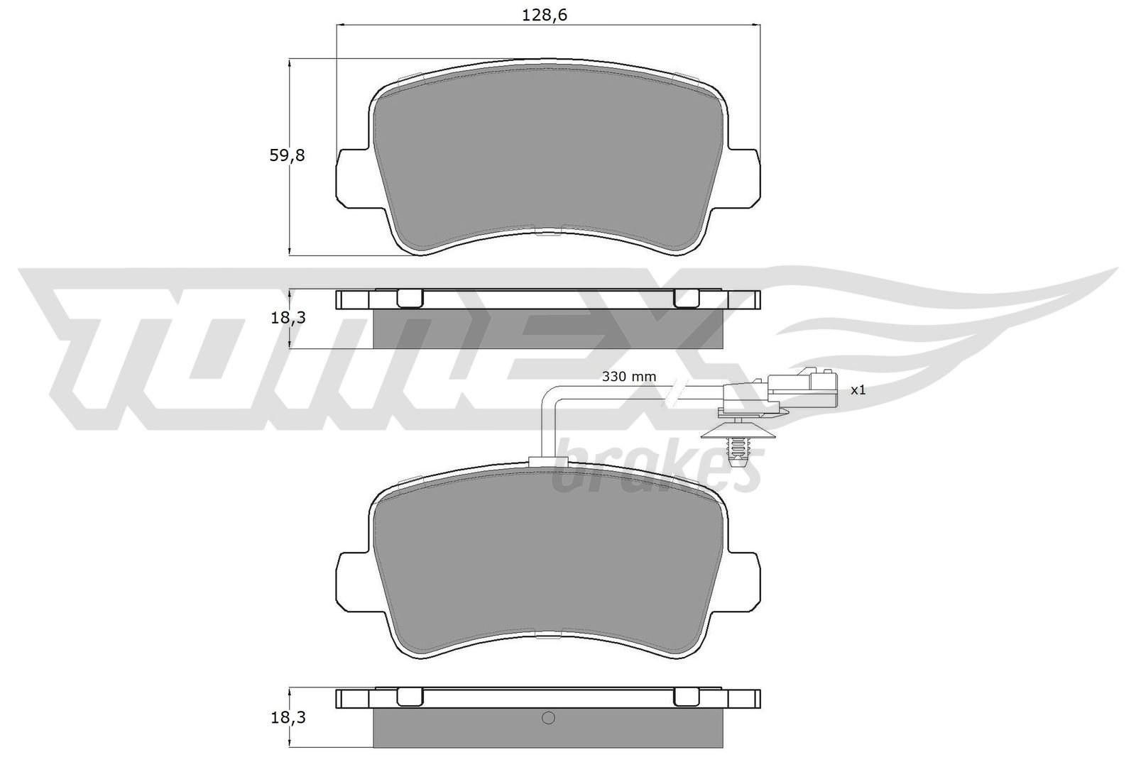 TOMEX Brakes TX 16-48