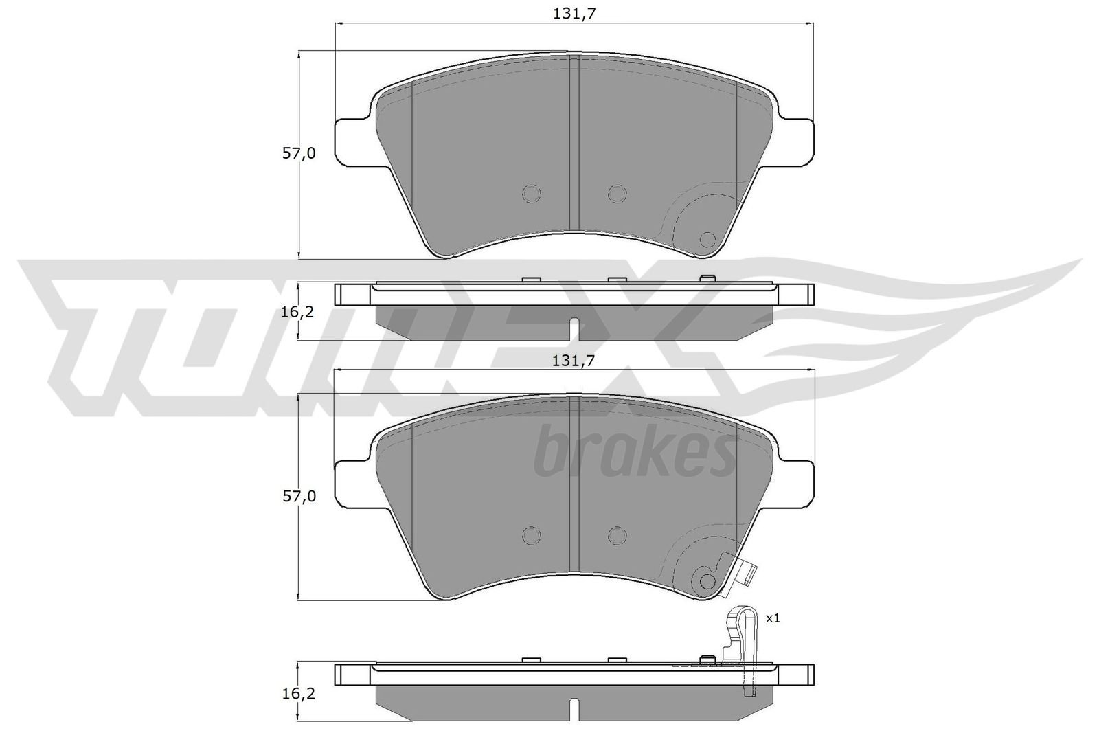 TOMEX Brakes TX 15-19