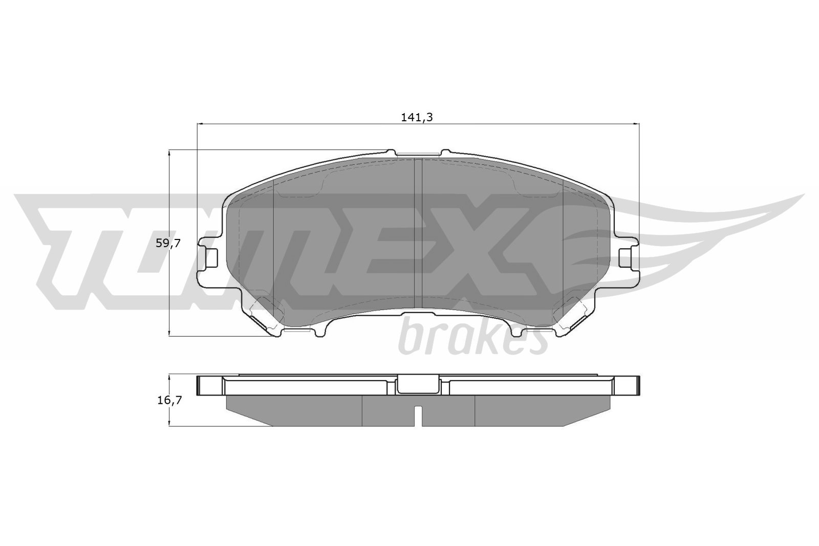 TOMEX Brakes TX 15-971