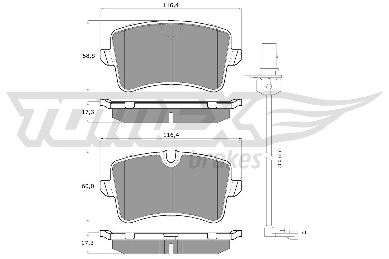 TOMEX Brakes TX 16-81