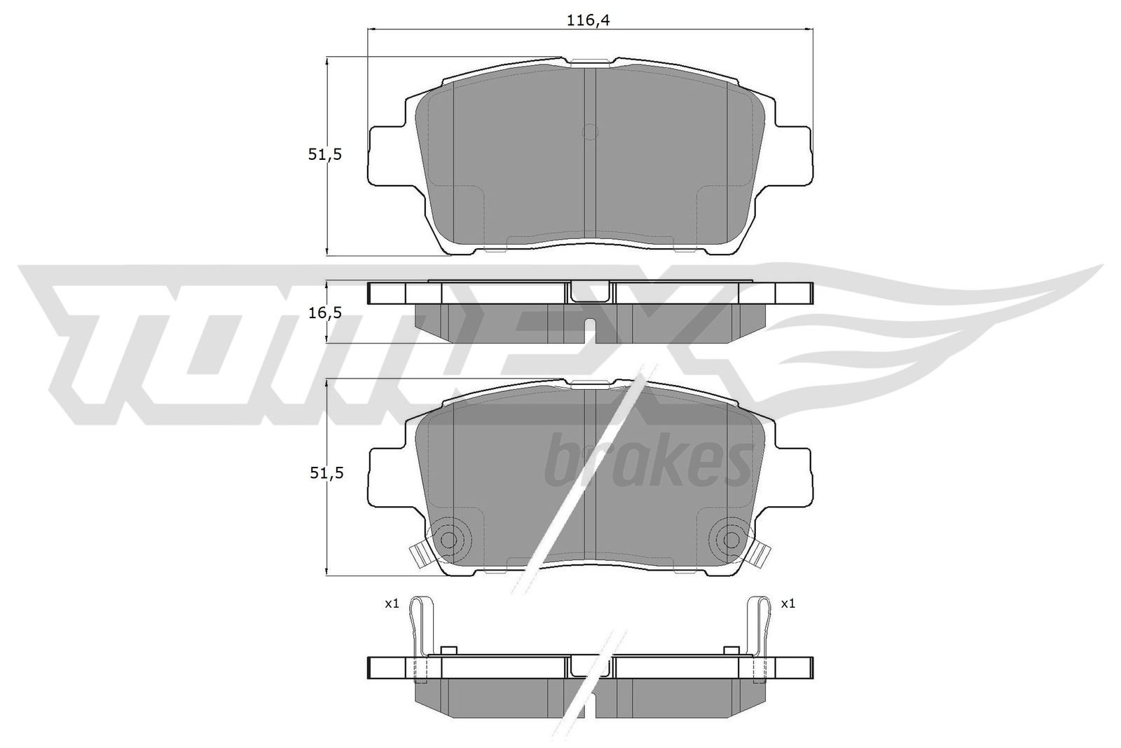 TOMEX Brakes TX 13-88