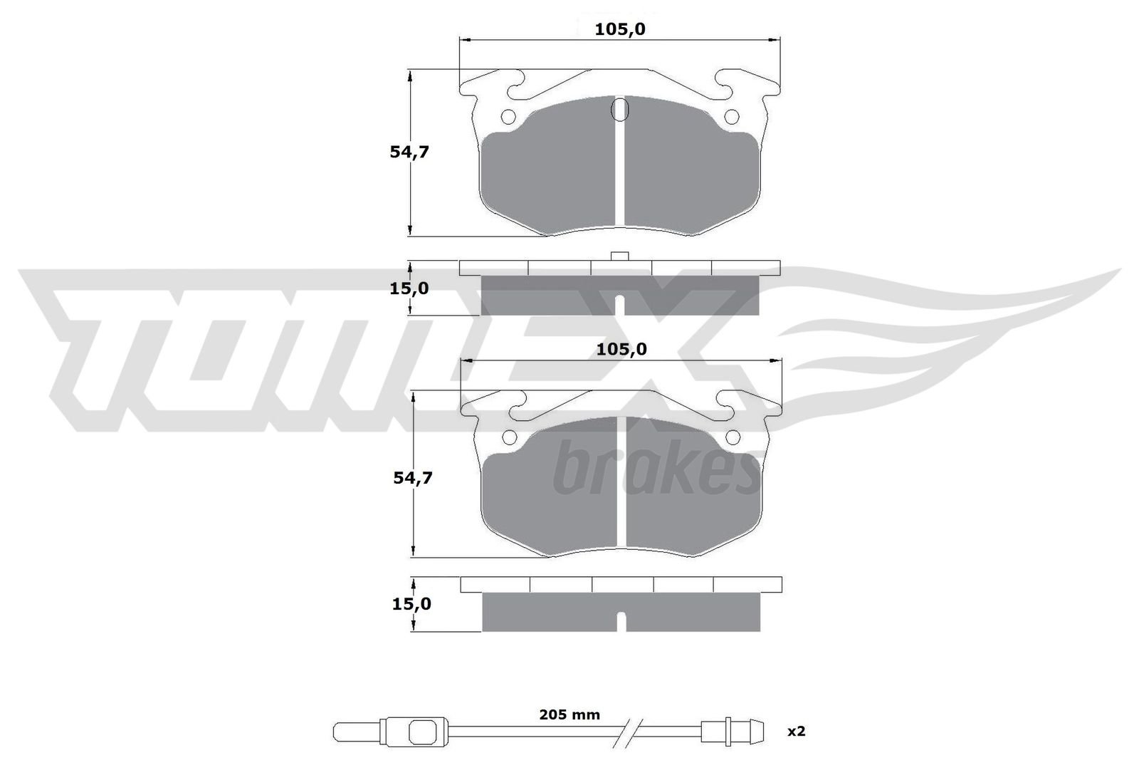 TOMEX Brakes TX 10-512