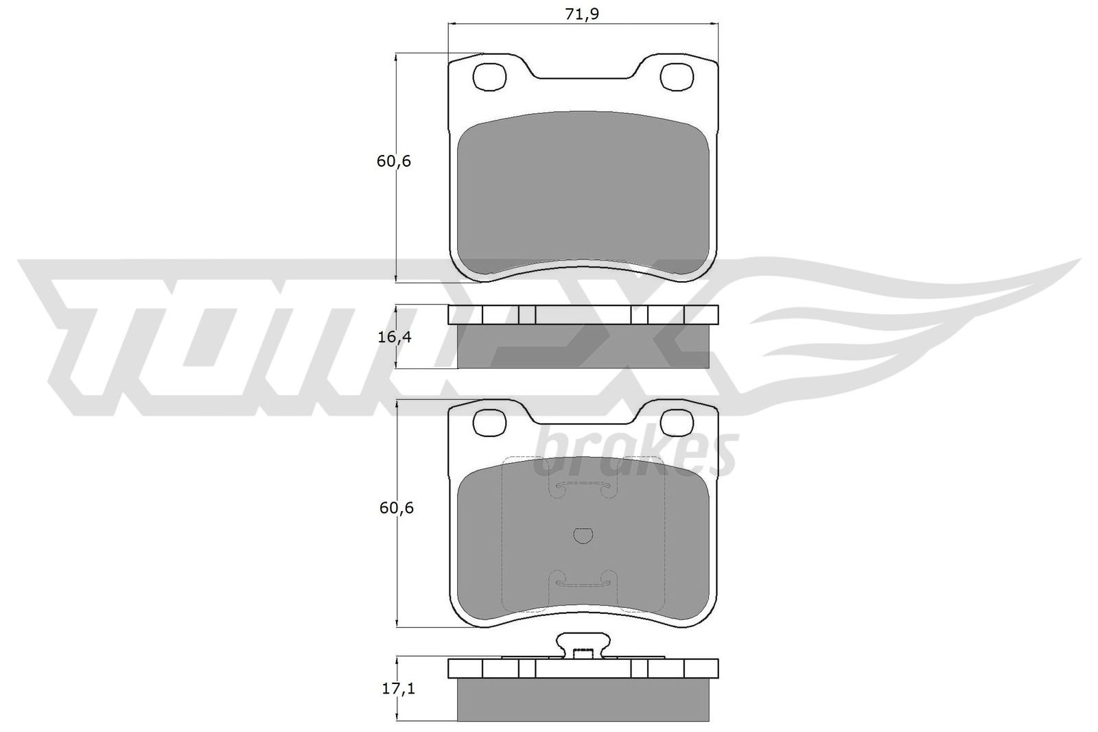 TOMEX Brakes TX 11-96