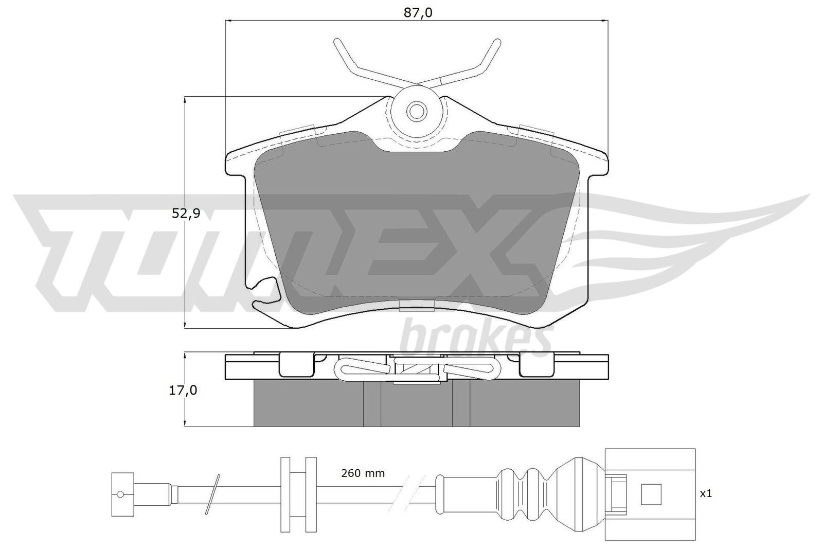 TOMEX Brakes TX 16-15