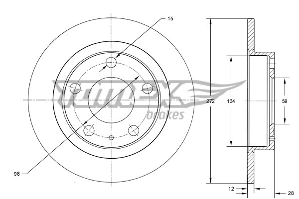 TOMEX Brakes TX 73-65