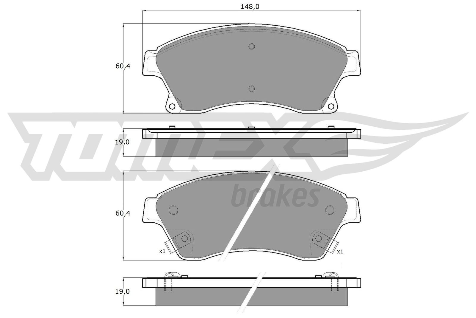 TOMEX Brakes TX 16-50