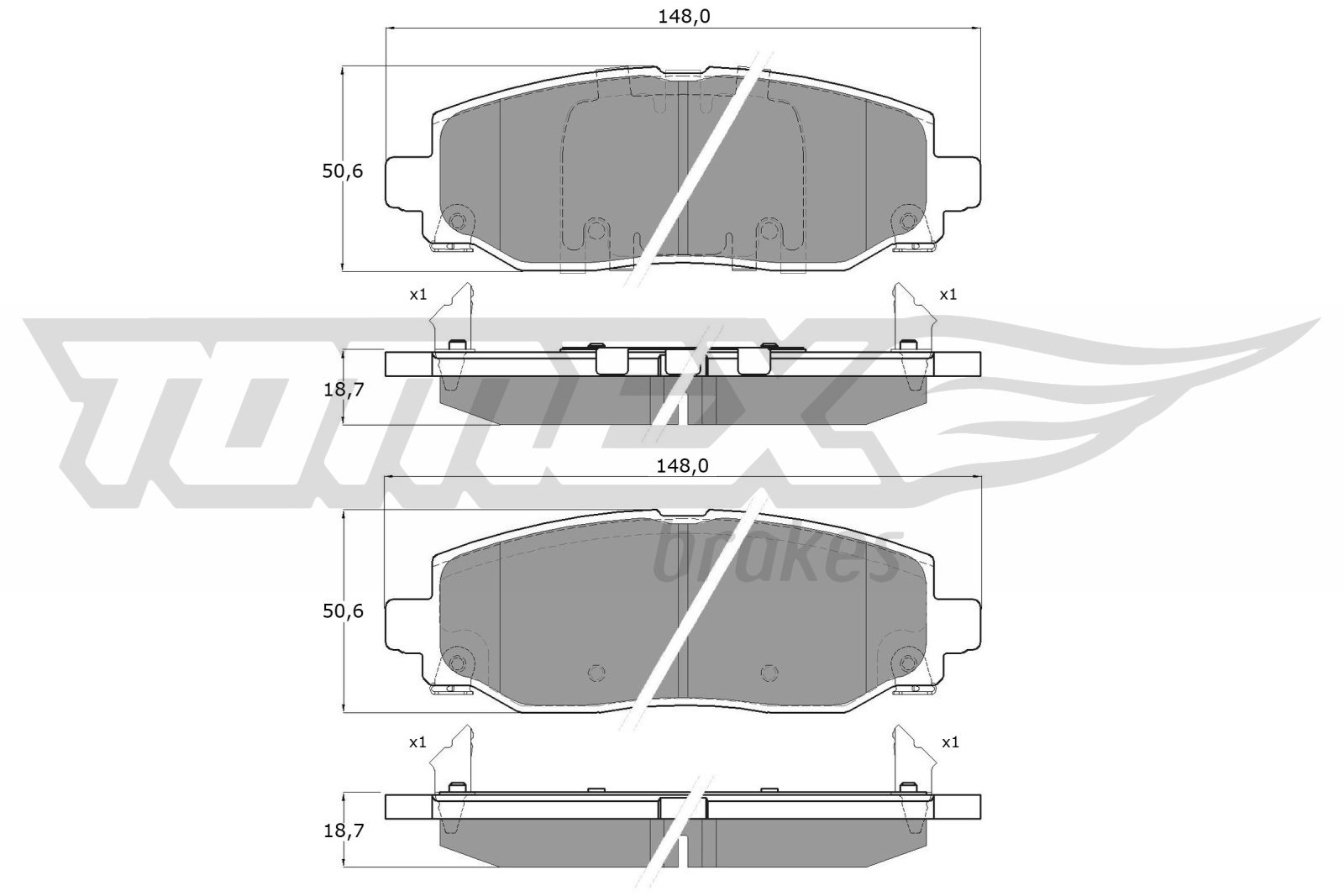 TOMEX Brakes TX 60-04