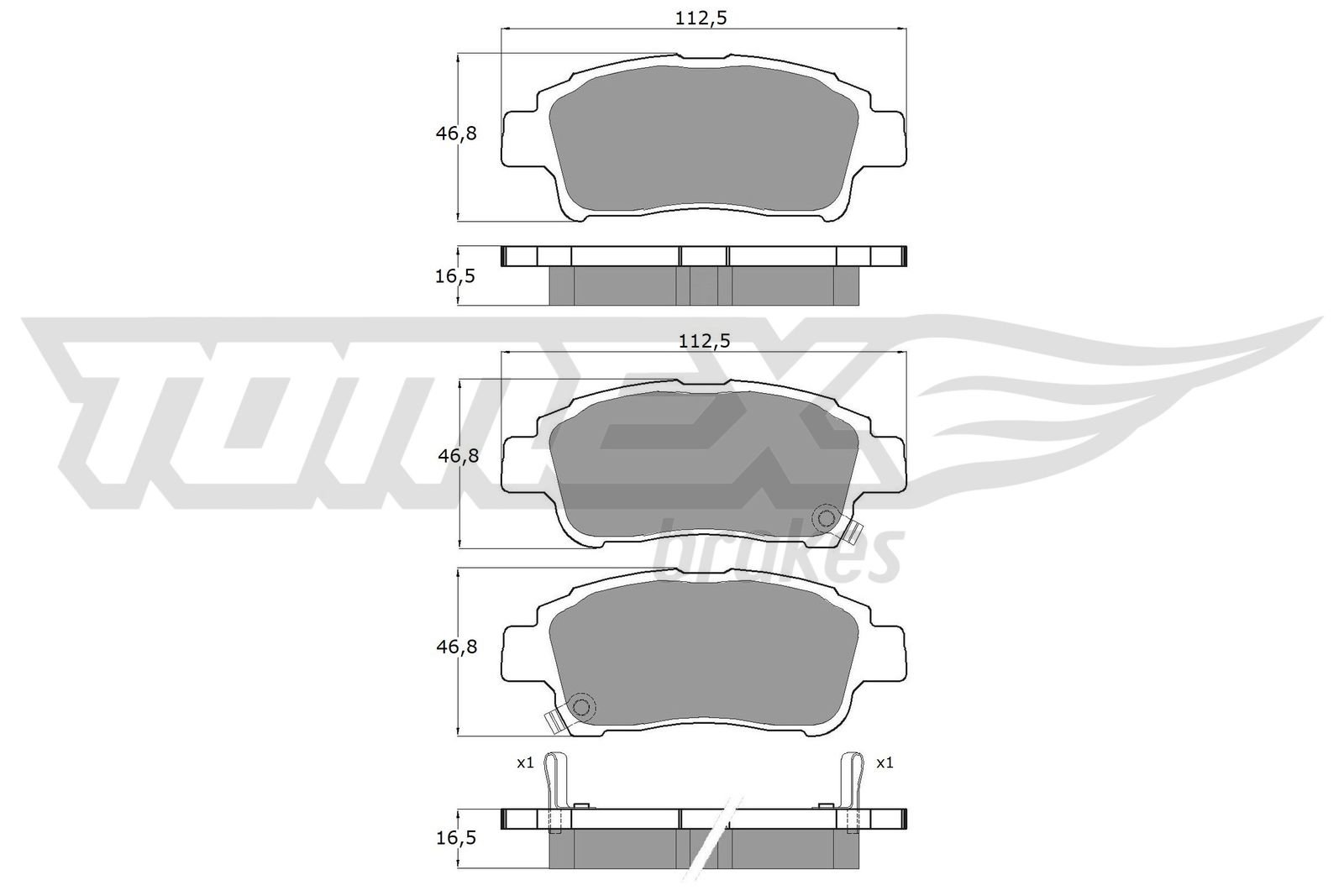 TOMEX Brakes TX 13-87