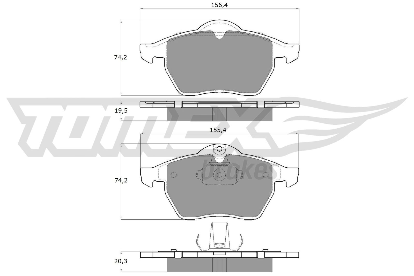 TOMEX Brakes TX 12-25