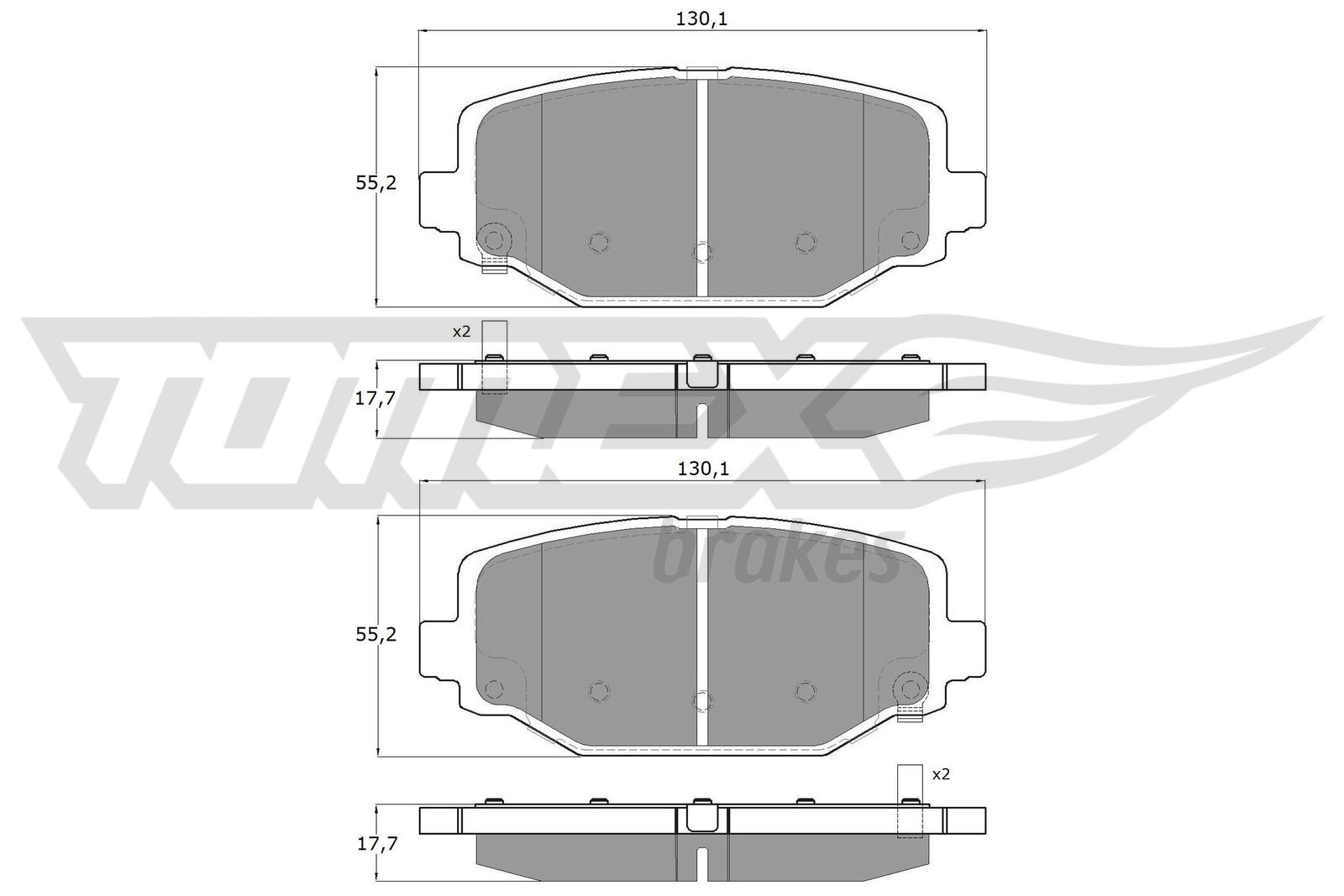 TOMEX Brakes TX 19-05