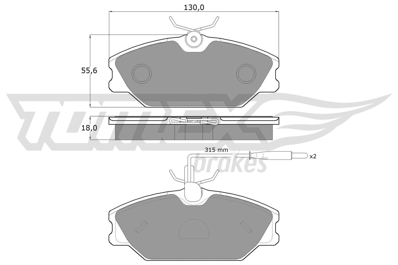 TOMEX Brakes TX 10-76