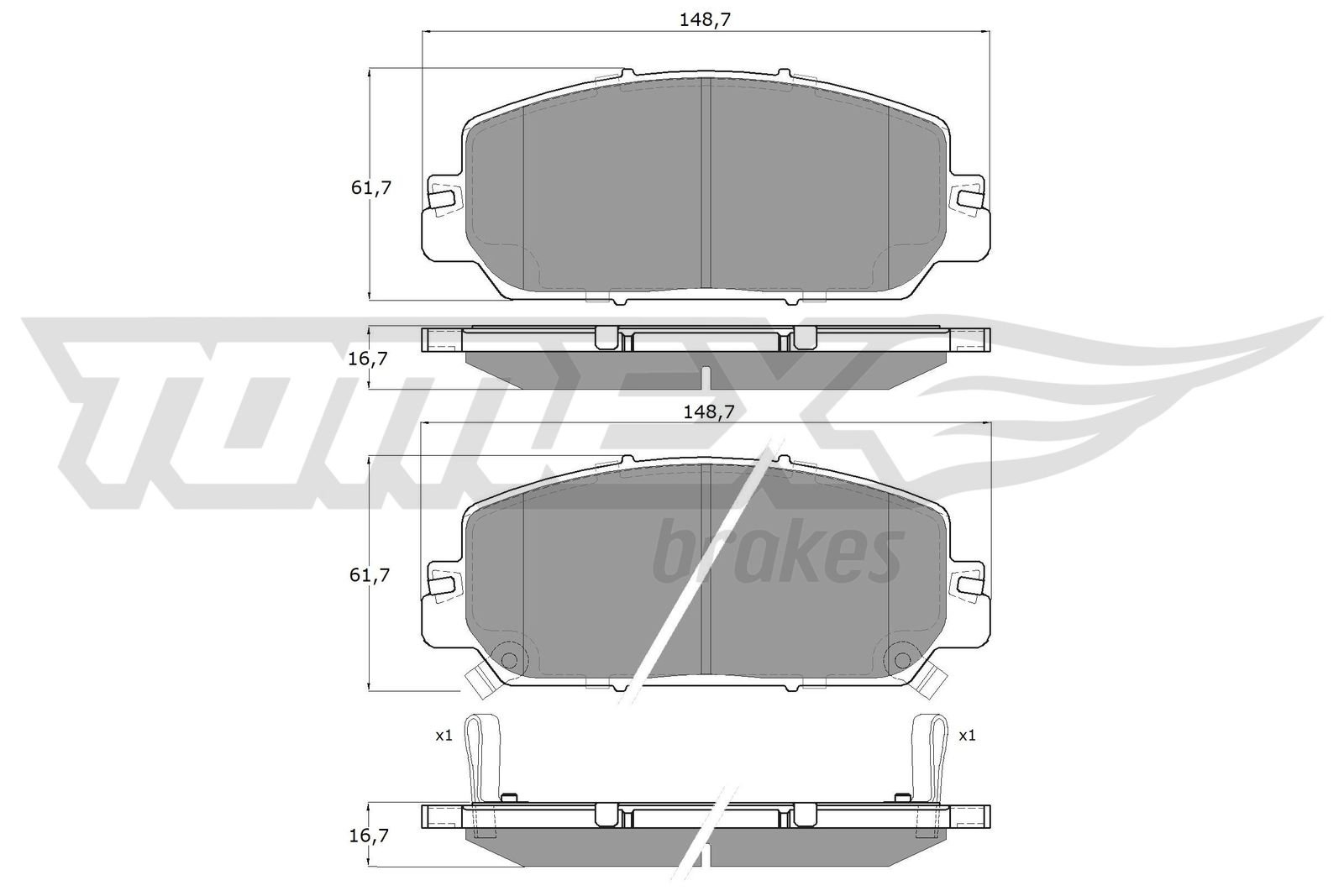 TOMEX Brakes TX 19-65