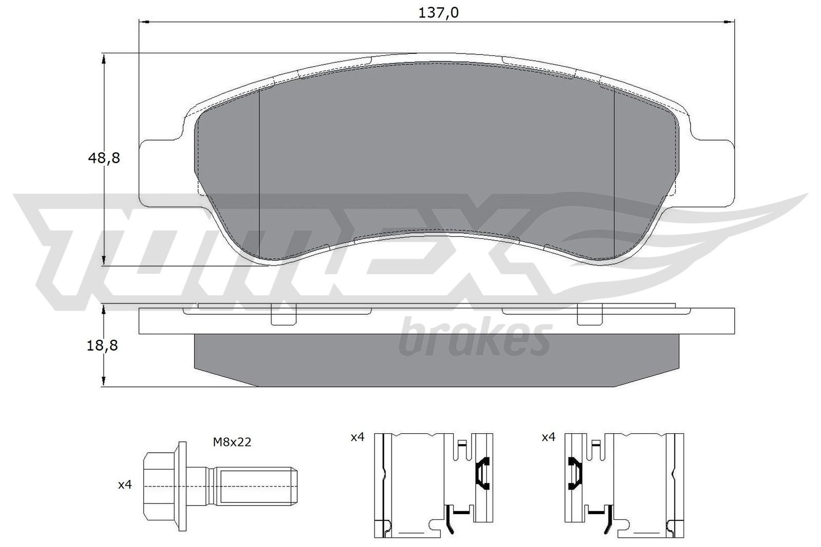 TOMEX Brakes TX 14-41