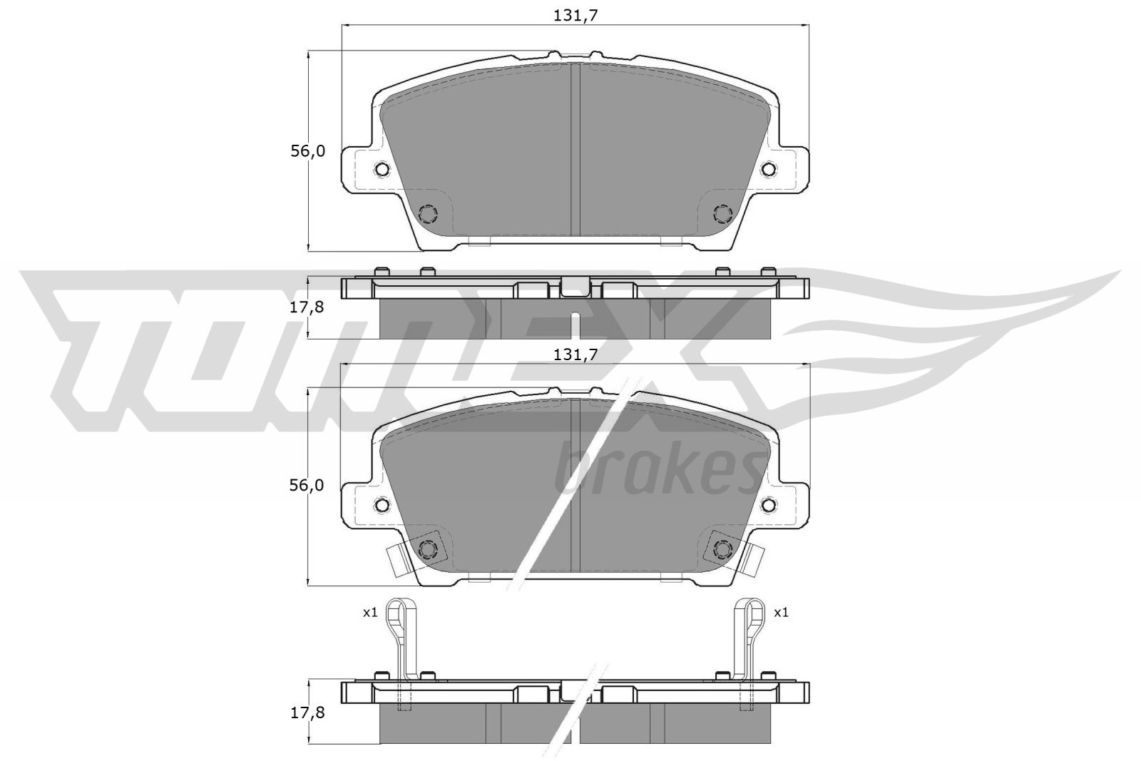 TOMEX Brakes TX 14-52