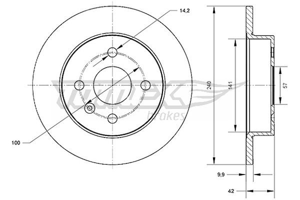 TOMEX Brakes TX 70-23