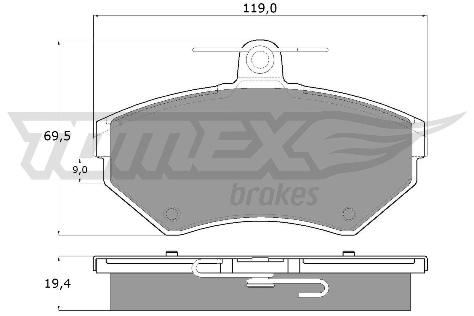 TOMEX Brakes TX 13-12