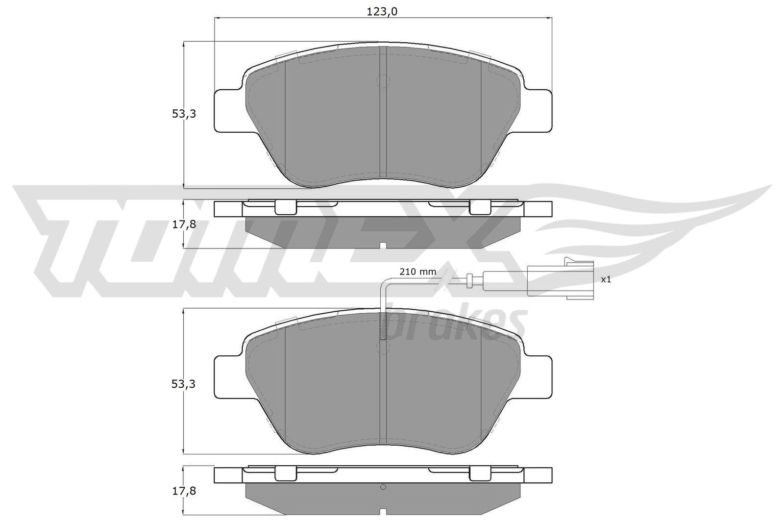 TOMEX Brakes TX 14-44