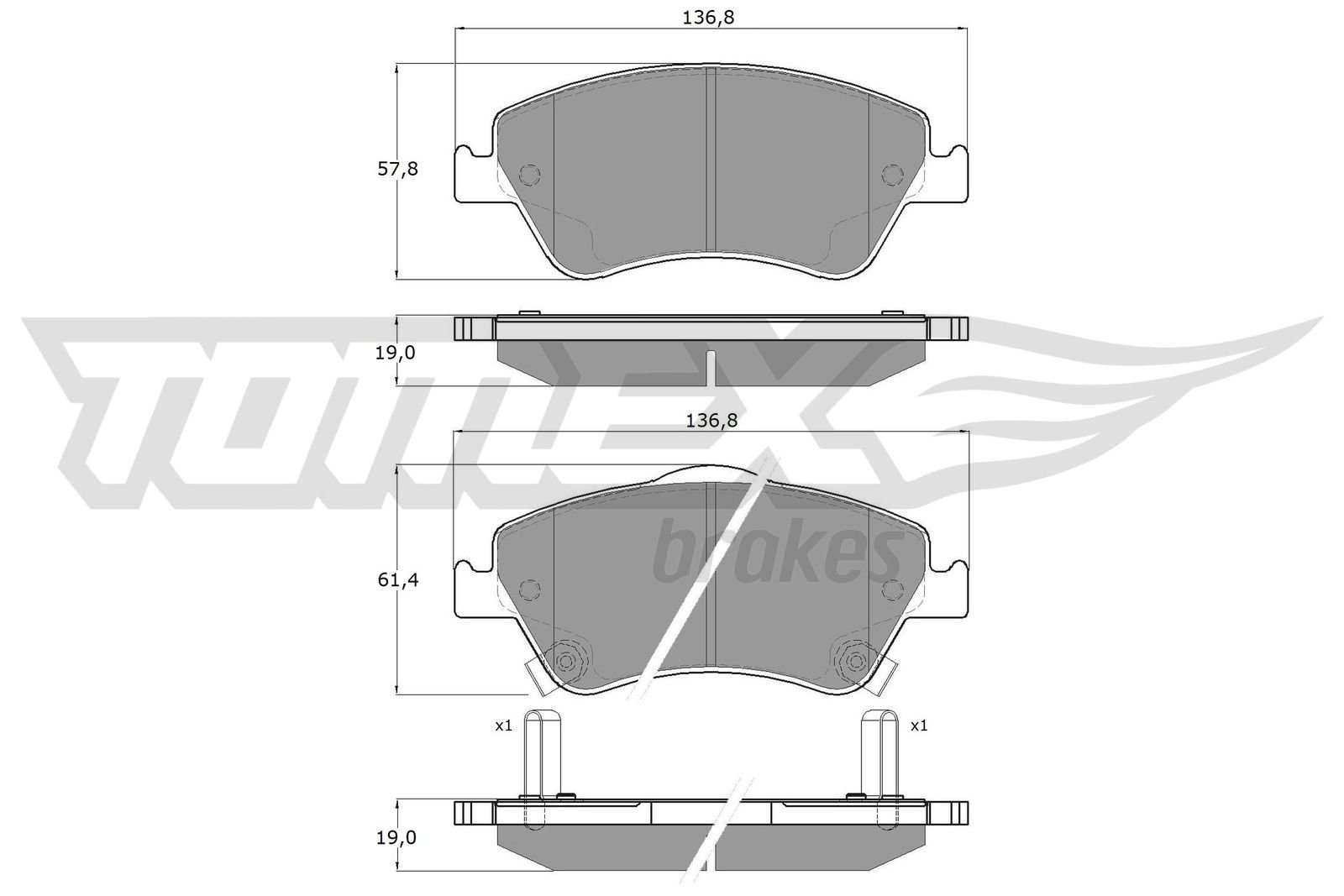 TOMEX Brakes TX 16-45