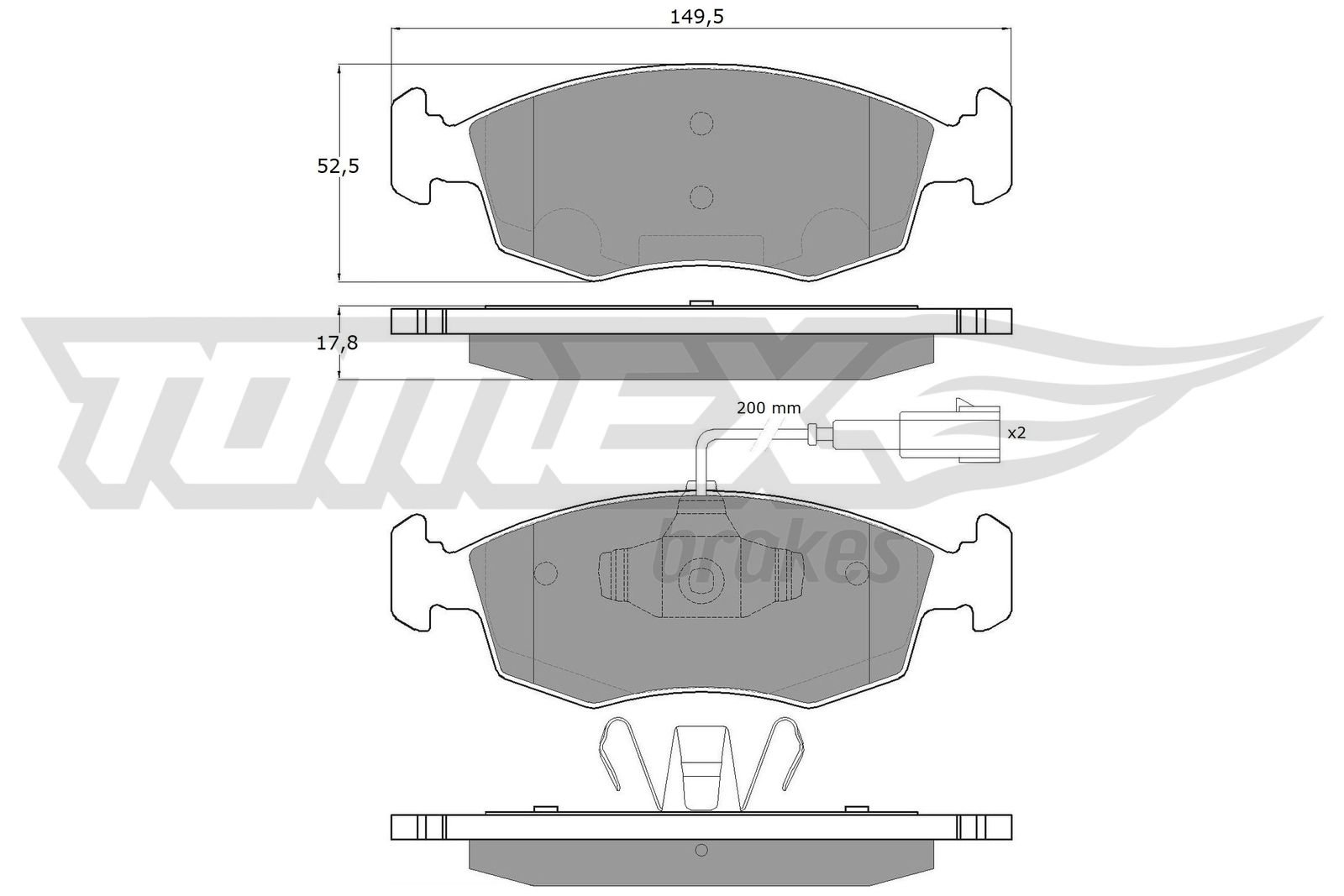 TOMEX Brakes TX 16-88