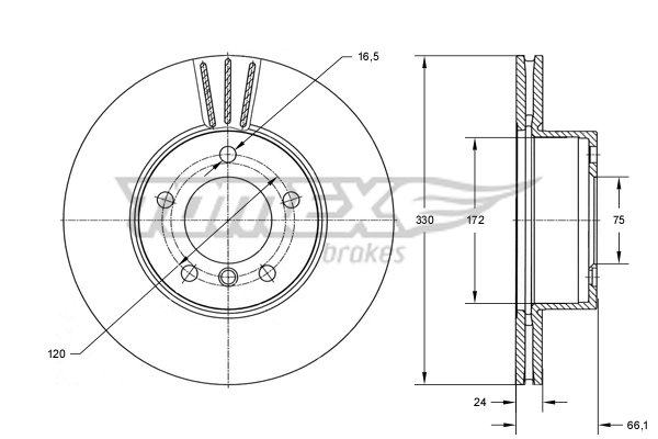 TOMEX Brakes TX 73-97