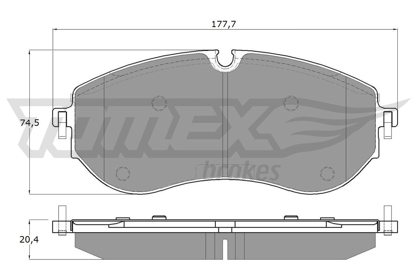 TOMEX Brakes TX 19-96