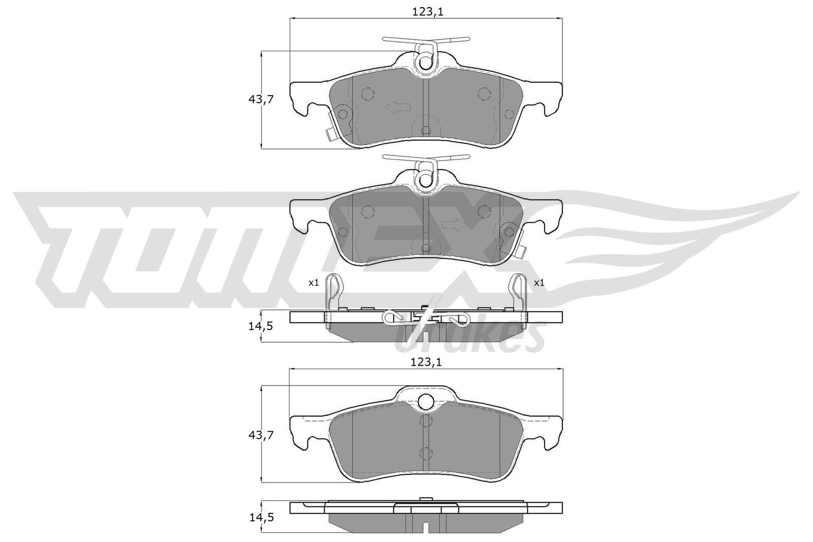 TOMEX Brakes TX 16-031