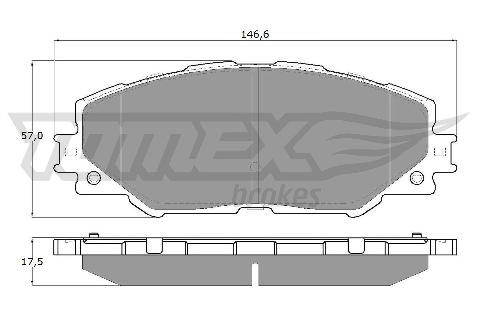 TOMEX Brakes TX 15-41