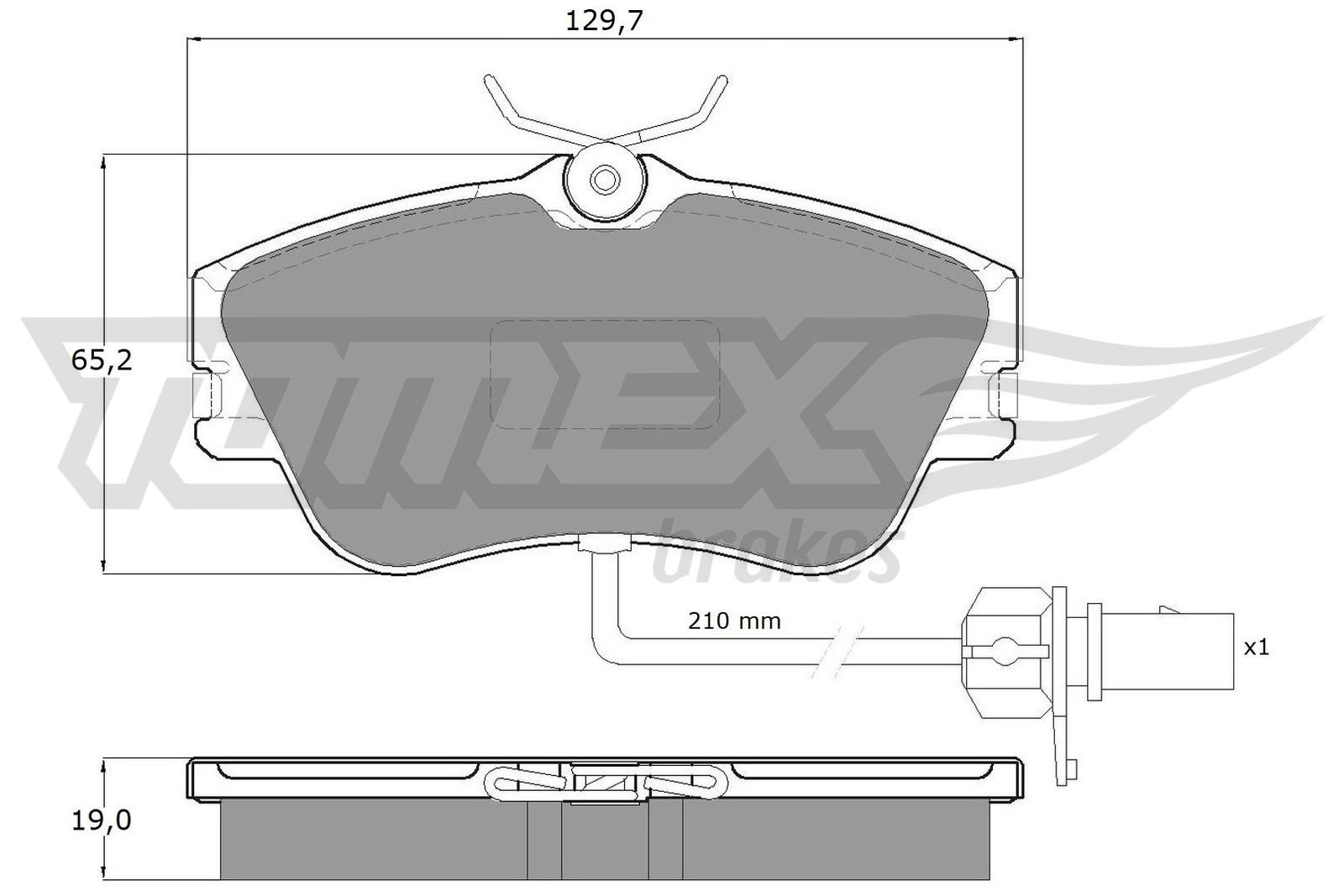 TOMEX Brakes TX 11-821